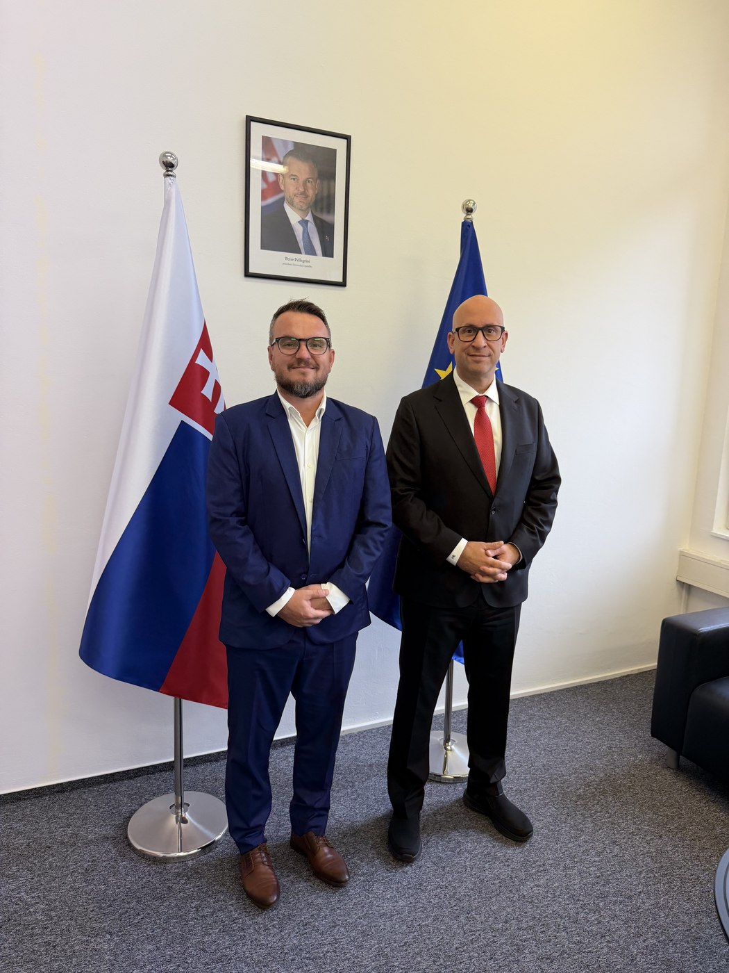 JUDr. Marek Preták a minister dopravy Jozef Ráž ml.